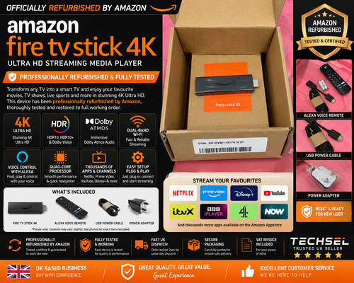 Amazon fire stick 4k - fire, tv